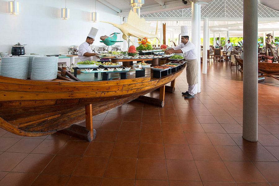 钻石泰达芙士 - Maakana 餐厅图片1 - Diamonds Thudufushi Beach&Water Villas Maakana Photo 1