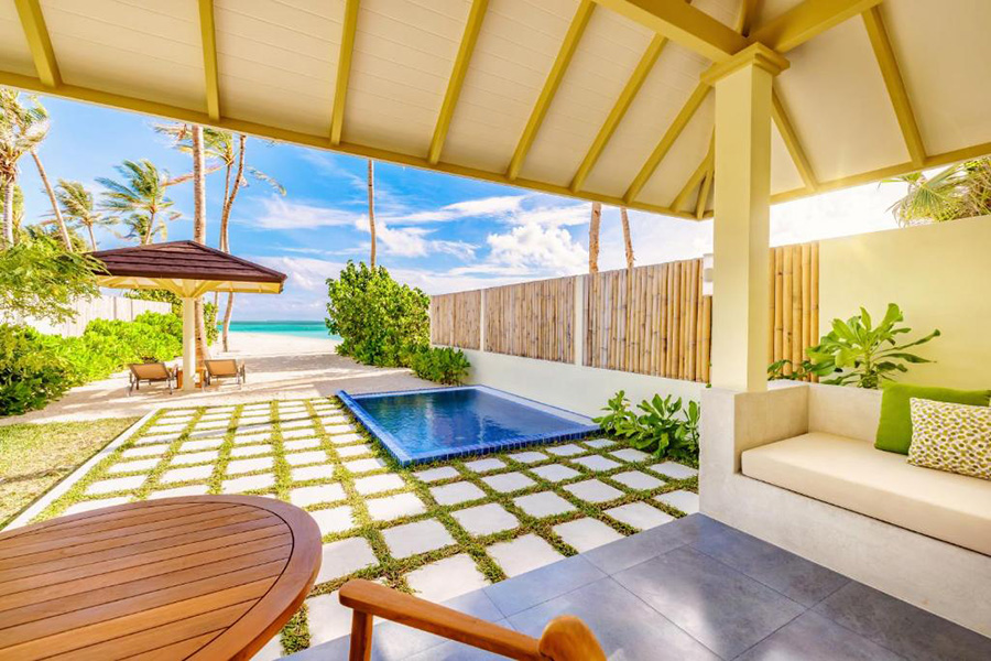 禧亚洛曼 - 洛曼沙滩泳池别墅图片4 - Sun Siyam Olhuveli Romantic beach villa with pool Photo 4