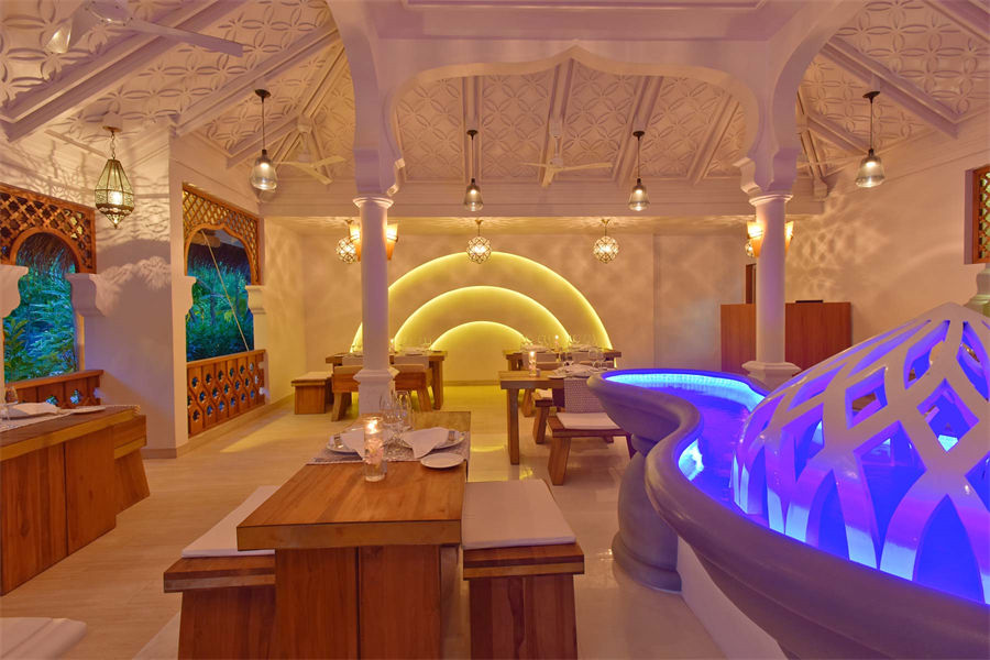 库拉玛蒂 - 印度餐厅图片2 - Kuramathi Resort Maldives Tandoor Mahal Photo 2