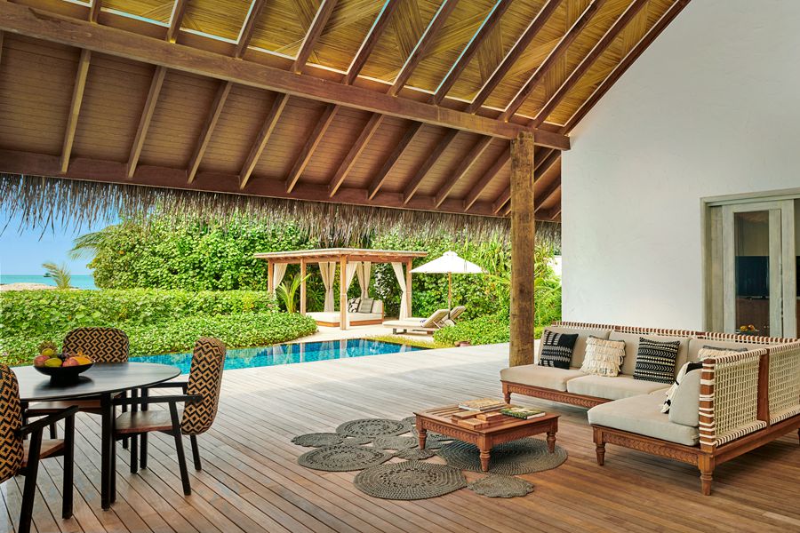 斯茹芬富士 - 三卧沙滩别墅(日落) 图片3 - Sirru Fen Fushi-Private Lagoon Resort  Three Bedroom Beach Sunset Villa Photo 3