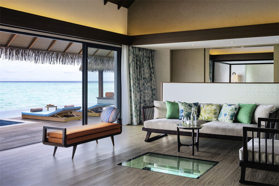 铂尔曼  - 海洋泳池套房 图片1 - Pullman Maldives Maamutaa Resort Ocean Pool Suites Photo 1