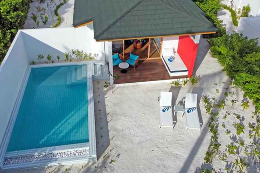 欢乐岛 - 海滩泳池套房图片2 - Joy Island Maldives Beach Suite Pool Photo 2