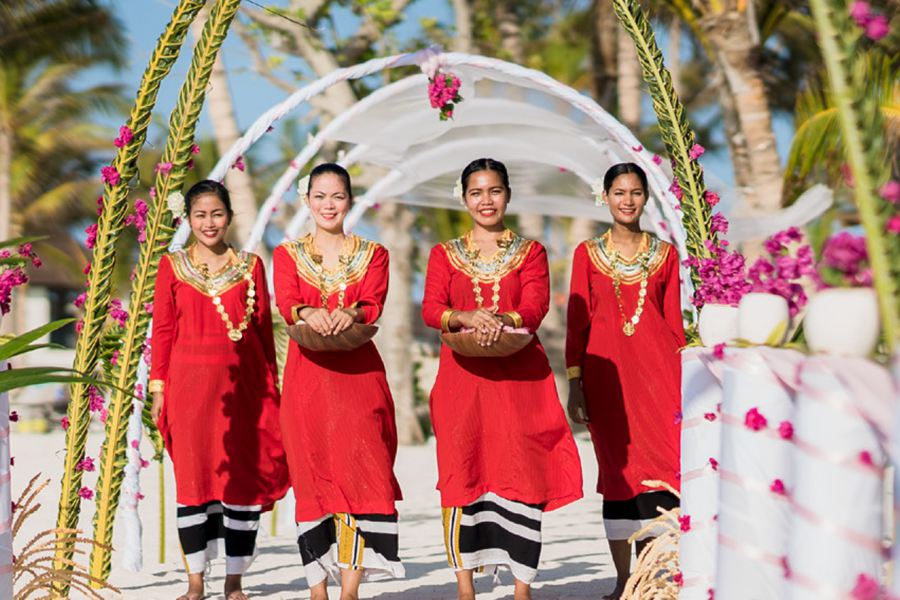 奥露艾拉富士 - 婚礼和仪式图片1 -  OBLU XPERIENCE Ailafushi Renewal of Vows Photo 1