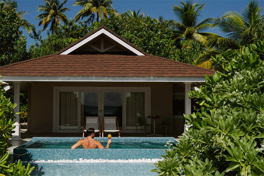 芙拉瓦希 - 海洋沙滩泳池别墅图片1 - The Standard，Huruvalhi Maldives  Ocean Beach Pool Villa Photo 1