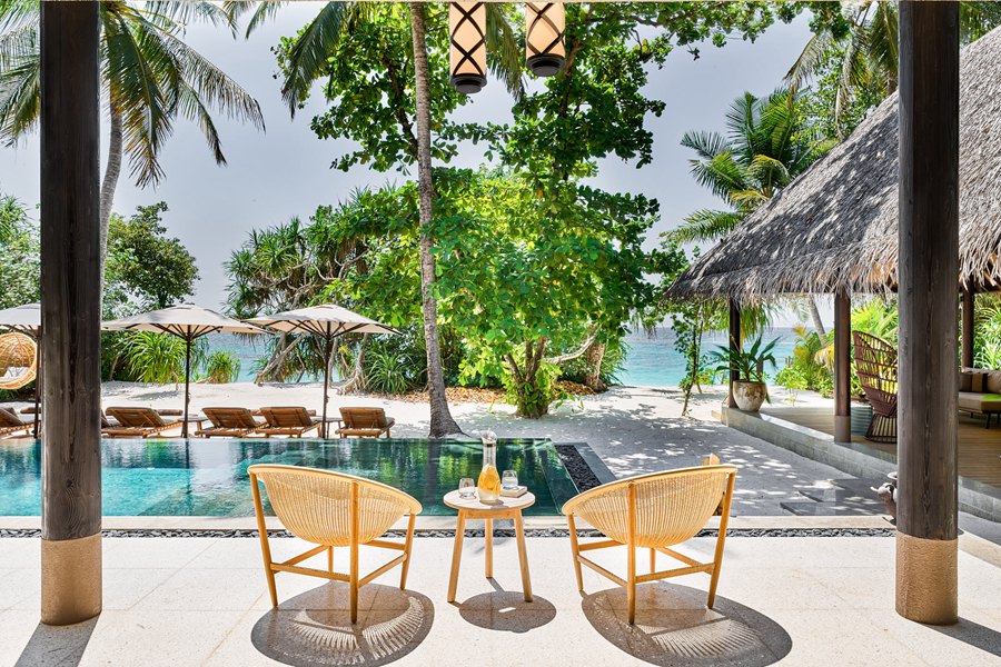 娇丽 - 四卧沙滩泳池别墅图片4 - Joali Maldives Four Bedroom Beach Residence with Pool Photo 4