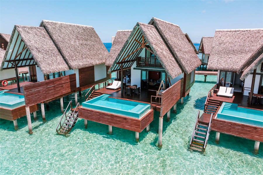瑰宝 - 海洋套房图片1 - Heritance Aarah Maldives Luxury Resort Ocean Suite Photo 1