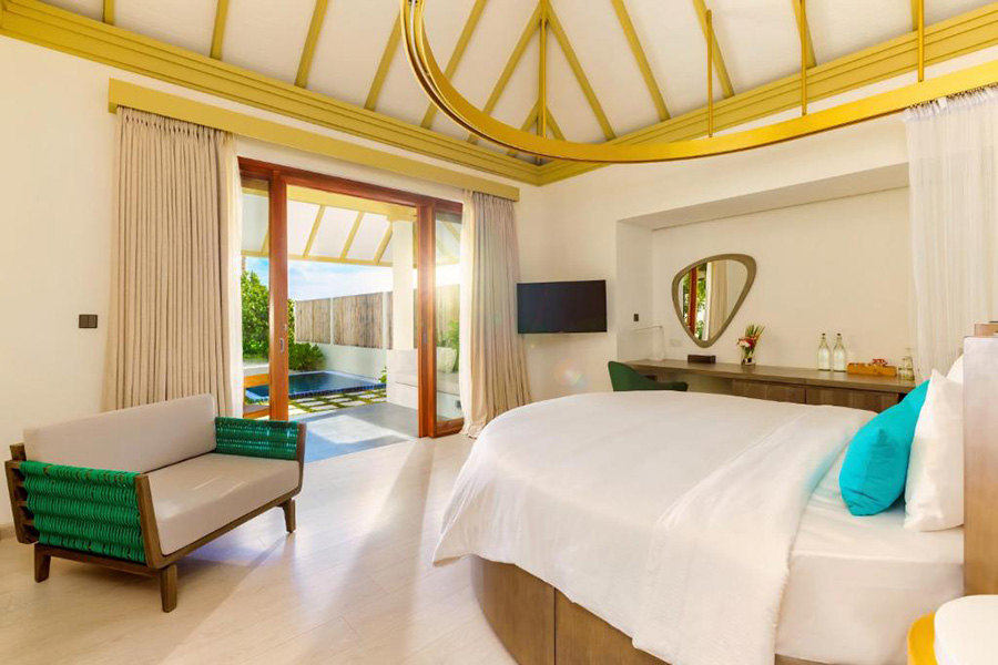禧亚洛曼 - 洛曼沙滩泳池别墅图片2 - Sun Siyam Olhuveli Romantic beach villa with pool Photo 2