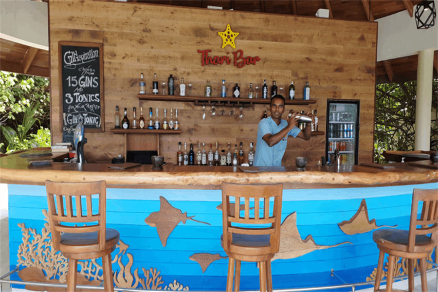 瑞提法鲁 - 沙滩酒吧图片3 - Reethi Faru Resort Thari Bar Photo 3