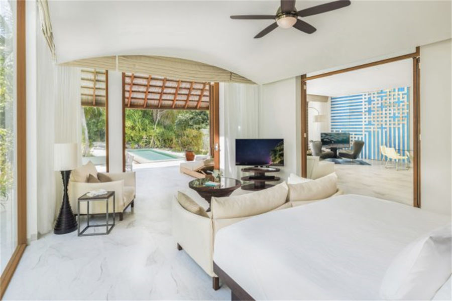 港丽 - 三卧沙滩泳池套房 图片3 - Conrad Maldives Rangali lsland Three Bedroom Beach Suite With Pool Photo 3