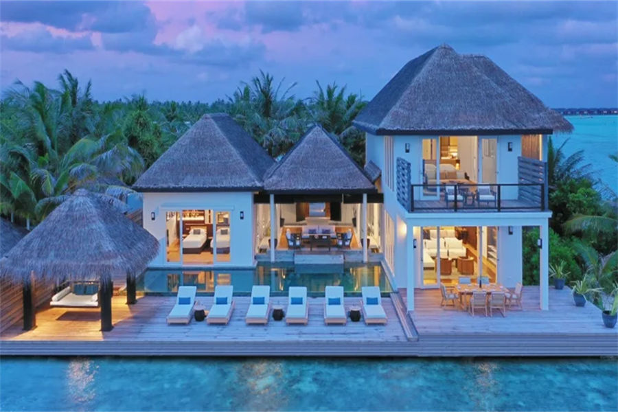 安纳塔纳娜拉杜私人 - 双卧泳池住宅图片1 - Naladhu Private Island Two Bedroom Beach Pool Residence Photo 1