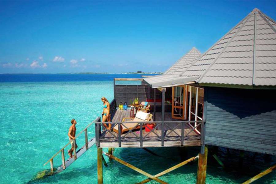 卡曼都岛 - 按摩浴缸水上别墅图片1 - Komandoo Maldives Island Resort & Spa Jacuzzi Water Villa Photo 1