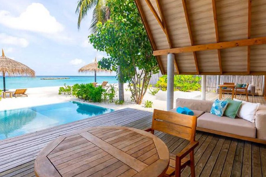 富士法鲁 - 沙滩复式别墅（双卧）图片1 - Fushifaru Maldives Beach Duplex Villa Photo 1