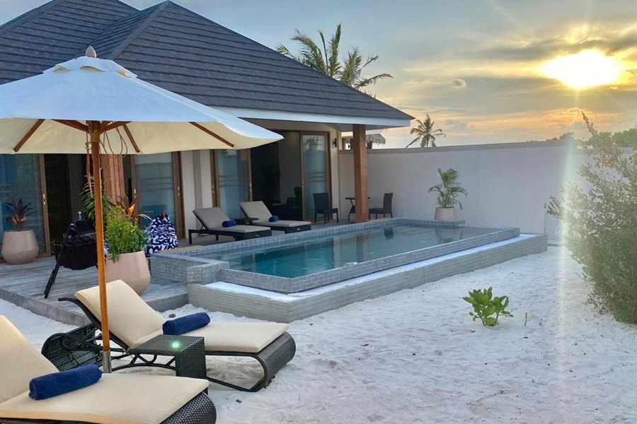 布伦尼亚 - 双卧海滩泳池别墅图片1 - Brennia Kottefaru Two-Bedroom Beach Residence Photo 1