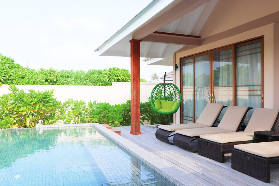 布伦尼亚 - 双卧海滩泳池别墅图片2 - Brennia Kottefaru Two-Bedroom Beach Residence Photo 2