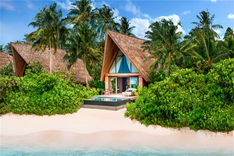 瑞吉 - 海滩泳池别墅图片1 - The St. Regis Maldives Vommuli Resort Beach Villa with Pool Photo 1