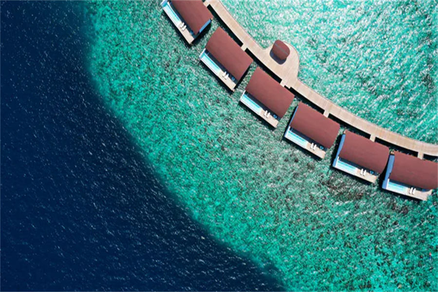 威斯汀 - 水上泳池别墅 图片1 - The Westin Maldives Miriandhoo Resort Over  water Villa Pool Photo 1