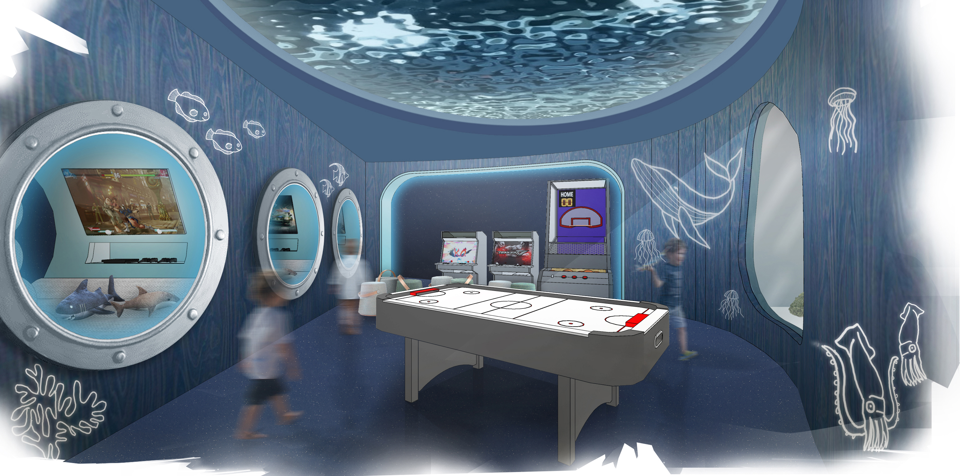 中央盛泰乐幻影 - 儿童俱乐部＆游戏室图片1 - Centara Mirage Lagoon Maldives Kids’ Club and Games Room Photo 1