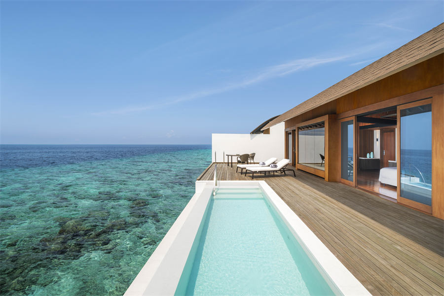 威斯汀 - 水上泳池别墅 图片2 - The Westin Maldives Miriandhoo Resort Over  water Villa Pool Photo 2