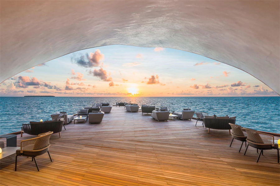 瑞吉 - 鲸鱼水上酒廊图片4 - The St. Regis Maldives Vommuli Resort The Whale Bar Photo 4