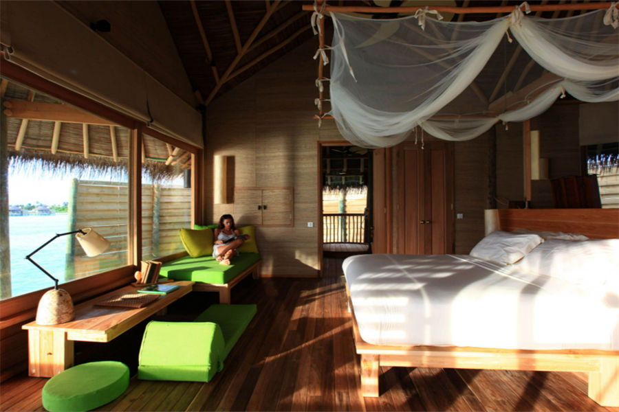 六善拉姆 - 泻湖水上别墅图片3 - Six Senses Latitude Laamu Lagoon Water Villa Photo 3