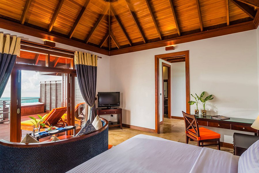 双鱼 - 豪华水上别墅图片1 - Sun Siyam Olhuveli Deluxe Water Villa Photo 1