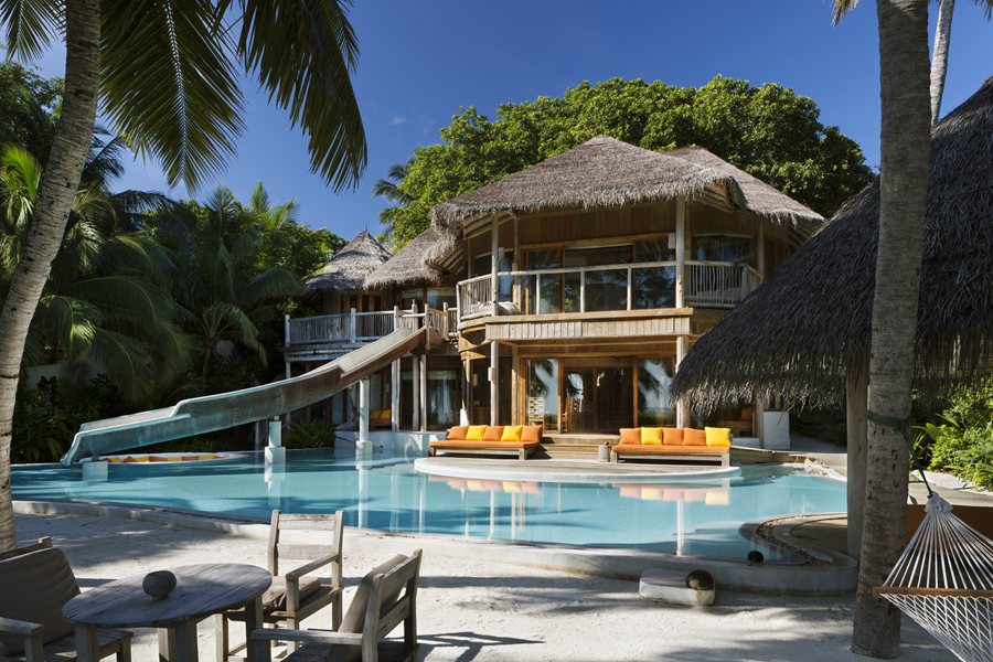 索尼娃富士 - 四卧15号泳池住宅（带滑梯）图片1 - Soneva Fushi Villa 15 (4 Bedrooms)  Photo 1