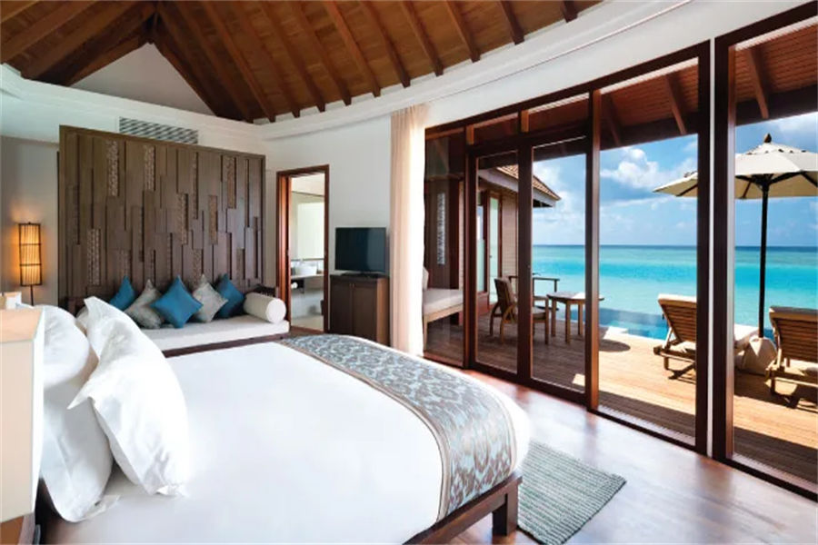 安纳塔拉笛古 - 日落水上泳池套房图片1 - Anantara Dhigu Resort & Spa Sunset Over Water Pool Suite Photo 1