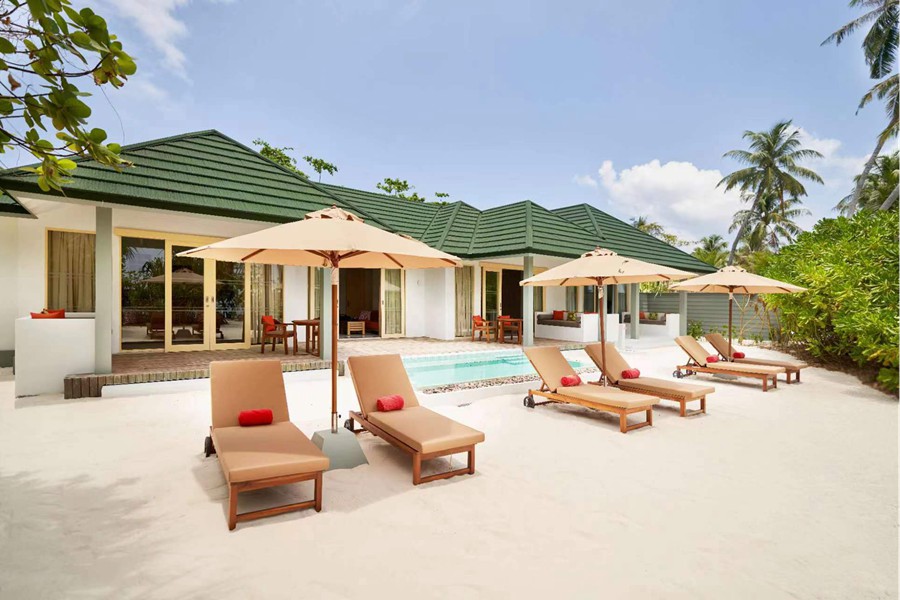 禧亚世嘉 - 三卧沙滩泳池别墅图片4 - Siyam World Maldives 3 Bedroom Pool Beach Villa Photo 4