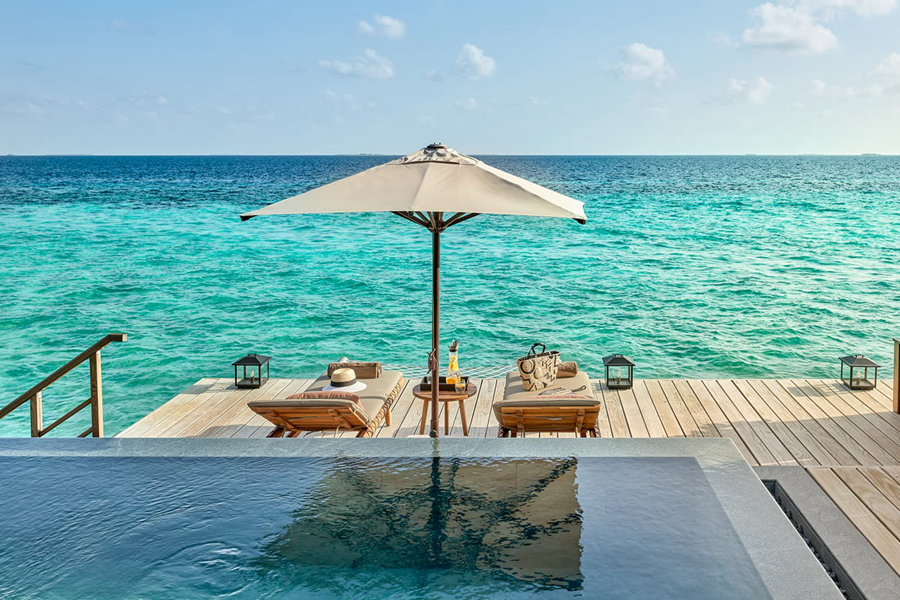 娇丽 - 日落豪华水上泳池别墅图片2 - Joali Maldives Sunset Luxury Water Villa with Pool Photo 2