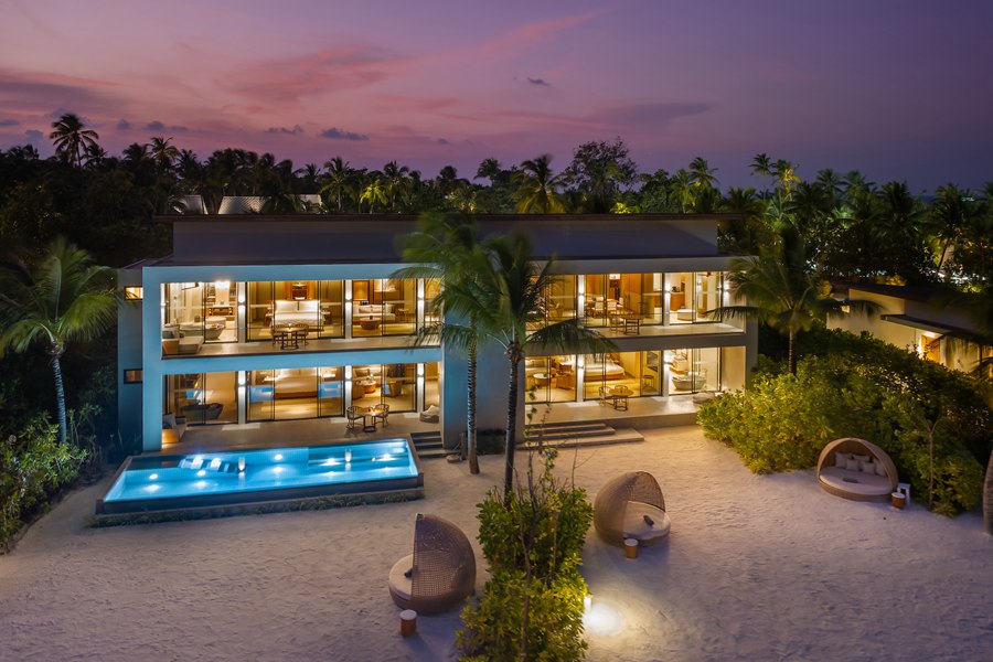 库达薇陵姬丽 - 三卧沙滩泳池住宅图片1 - Kuda Villingili  Time and Space Redefined Three-Bedroom Beach Residence with Private Pool Photo 1