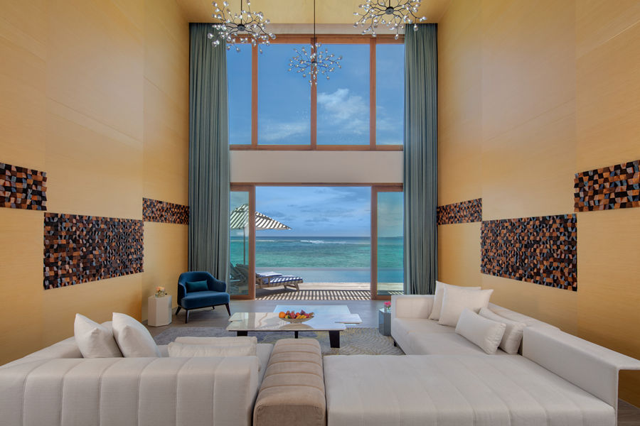 丽笙 - 复式总统水上别墅（三卧）图片2 - Radisson Blu Resort Maldives Presidential Overwater Villa 3 Bedrooms-Pool  Photo 2