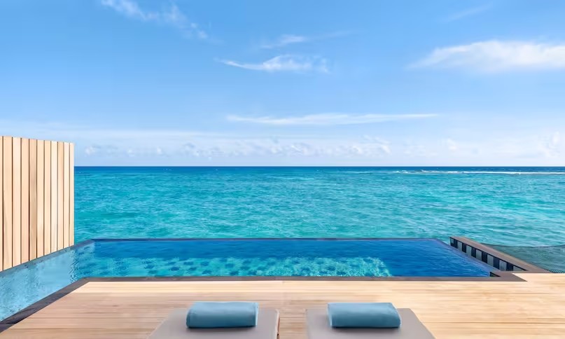 希尔顿阿明吉利 - 单卧水上泳池别墅图片2 - Hilton Maldives Amingiri Resort & SPA 1 Bedroom Overwater Pool Villa Photo 2