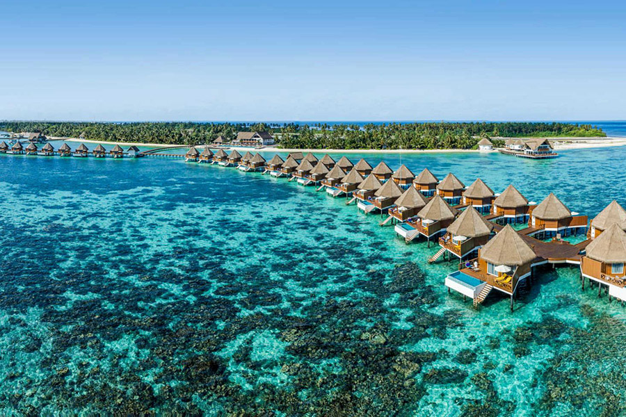 美居马尔代夫度假村全景 - Mercure Maldives Kooddoo Maldives Resort