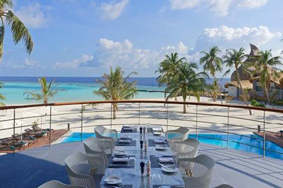 奥瑞格马富士瓦鲁 - 西餐厅图片3 - Outrigger Maldives Maafushivaru Resort Art-I-San Photo 3