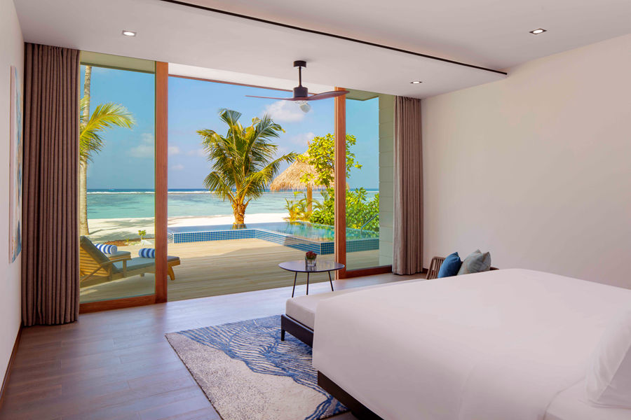 丽笙 - 沙滩泳池别墅图片2 - Radisson Blu Resort Maldives Beach Villa-Pool & Sunset View Photo 2