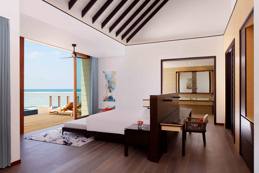 丽笙 - 水上泳池别墅（日出景观）图片1 - Radisson Blu Resort Maldives Ovenvater Villa- Pool & Sunrise View Photo 1