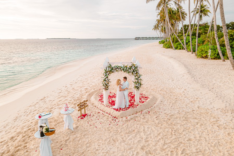 禧亚世嘉 - 婚礼仪式和婚纱摄影图片1 - Siyam World Maldives Wedding Photo 1