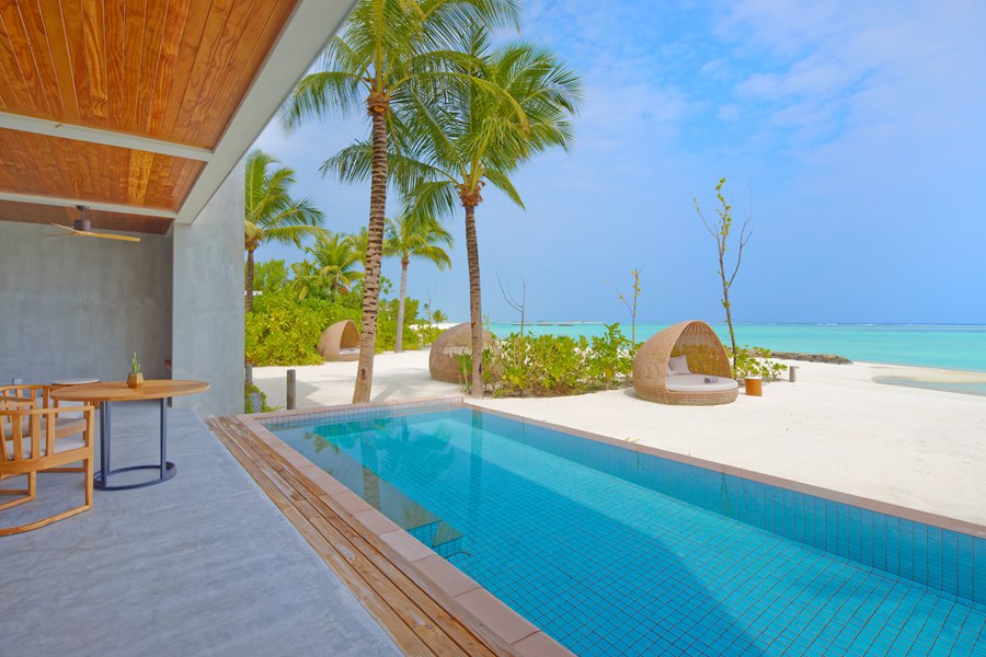 库达薇陵姬丽 - 双卧沙滩泳池住宅图片2 - Kuda Villingili  Time and Space Redefined 2 bedroom Beach Residence with Pool Photo 2