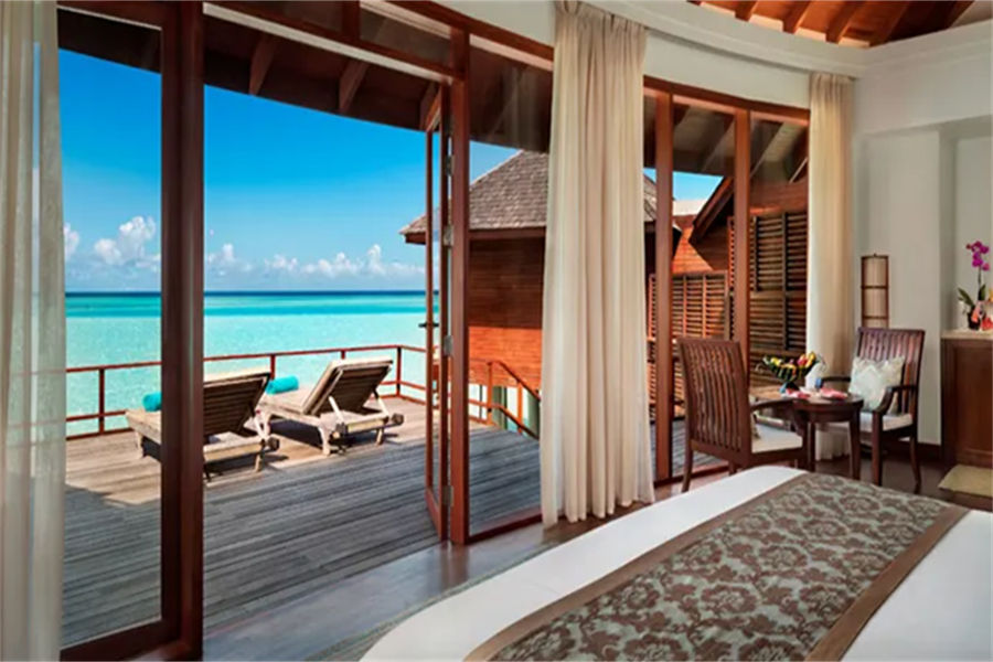 安纳塔拉笛古 - 日出水上套房图片1 - Anantara Dhigu Resort & Spa Sunrise Over Water Suite Photo 1