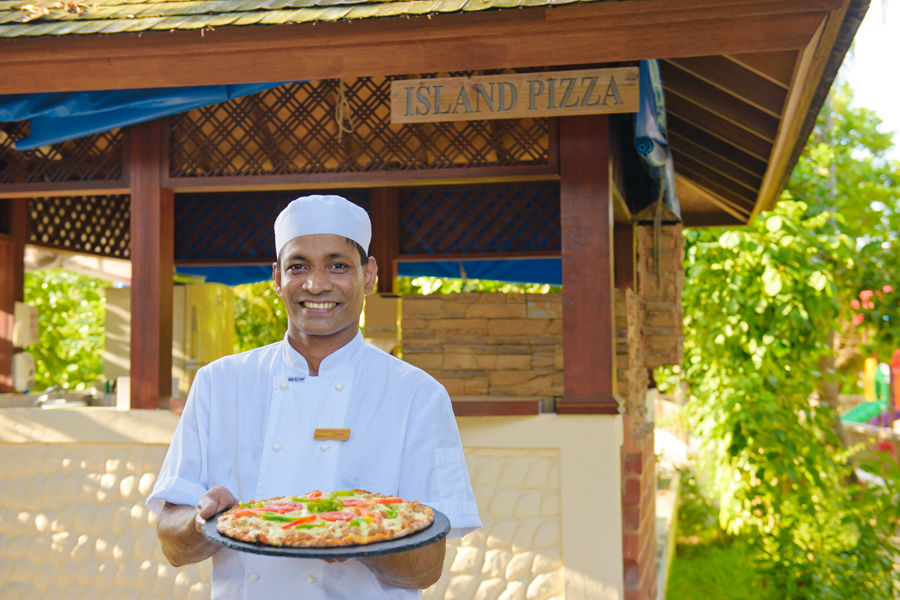 双鱼 - 披萨餐厅（主岛）图片1 - Sun Siyam Olhuveli Island Pizza Photo 1