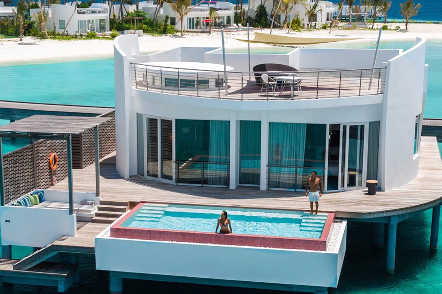 卓美亚 - 水上泳池别墅图片1 - Jumeirah Maldives Ohahali Island Water Villa with Pool Photo 1
