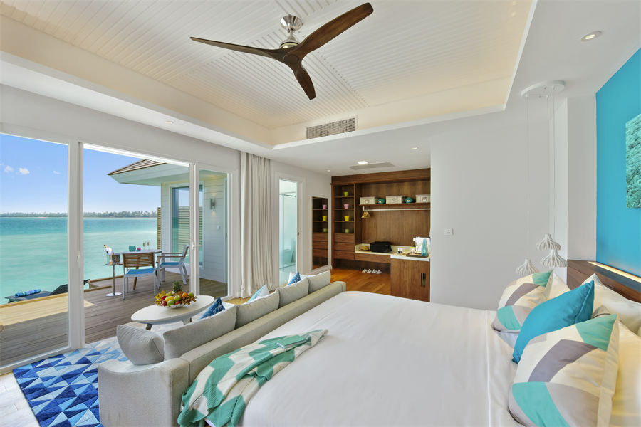 坎迪玛 - 带按摩池水上别墅 图片3 - Kandima Maldives Aqua Villa with Swirl Pool Photo 3