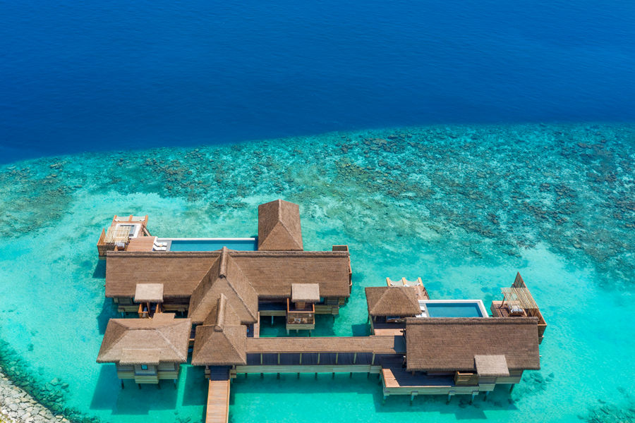 华尔道夫 - 三卧水上泳池别墅图片1 - Waldorf Astoria Maldives Ithaafushi  Three Bedroom Overwater Villa with Pool Photo 1
