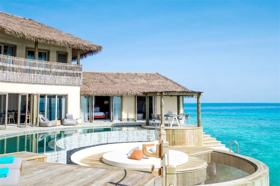 洲际 - 三卧室水上住宅图片1 - InterContinental Maldives Maamunagau Three Bedroom Overwater Residence Photo 1
