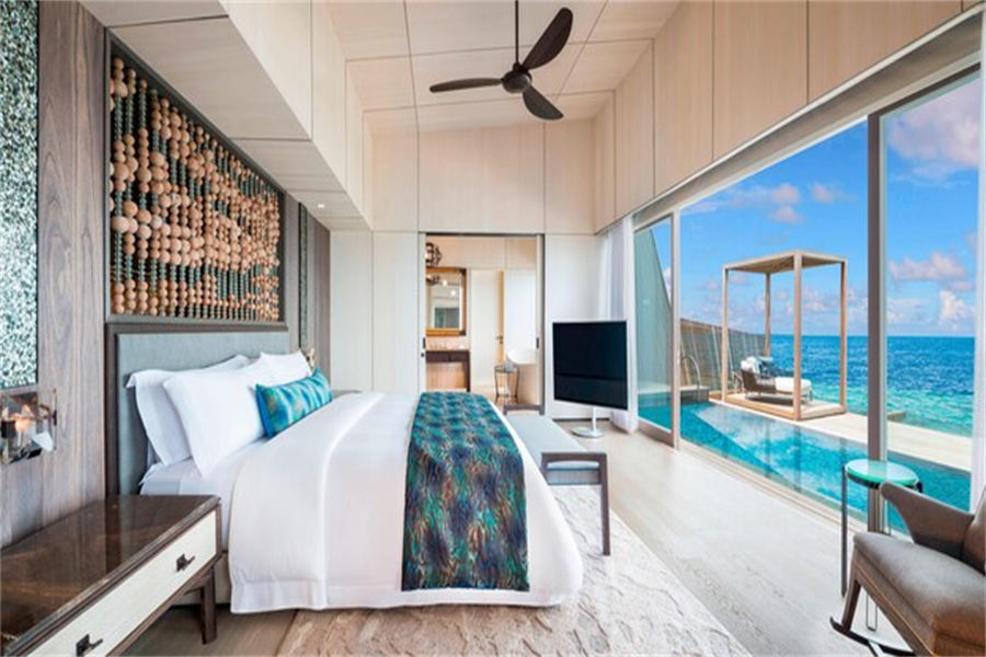 瑞吉 - 瑞吉泻湖水上泳池套房图片2 - The St. Regis Maldives Vommuli Resort Lagoon Overwater St. Regis Suite with Pool Photo 2