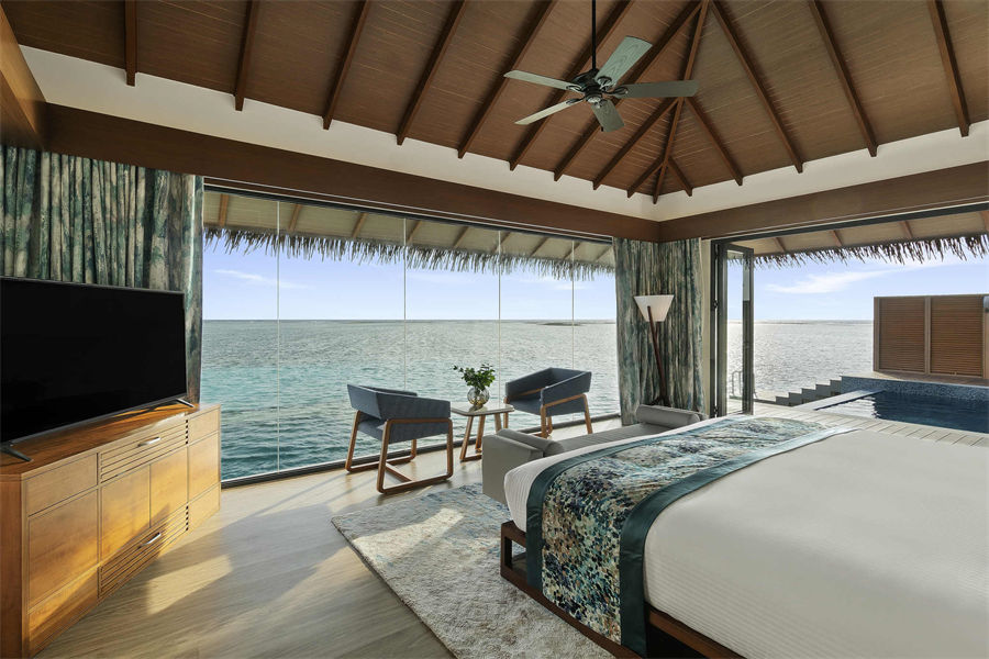 铂尔曼  - 海底别墅(双卧)图片3 - Pullman Maldives Maamutaa Resort The Aqua Villas Photo 3