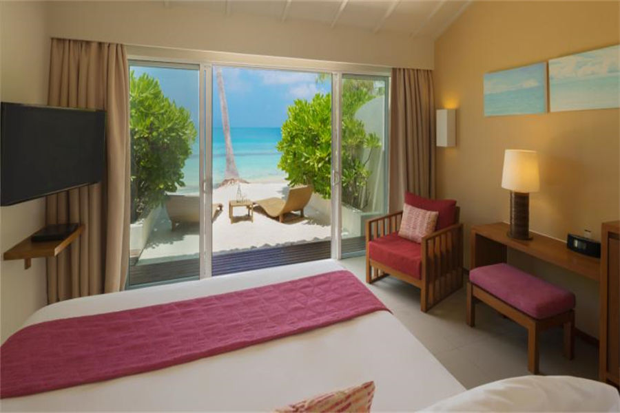 圣塔拉富士 - 豪华沙滩别墅图片1 - Centara Ras Fushi Resort & Spa Maldives Deluxe Beach Villa Photo 1