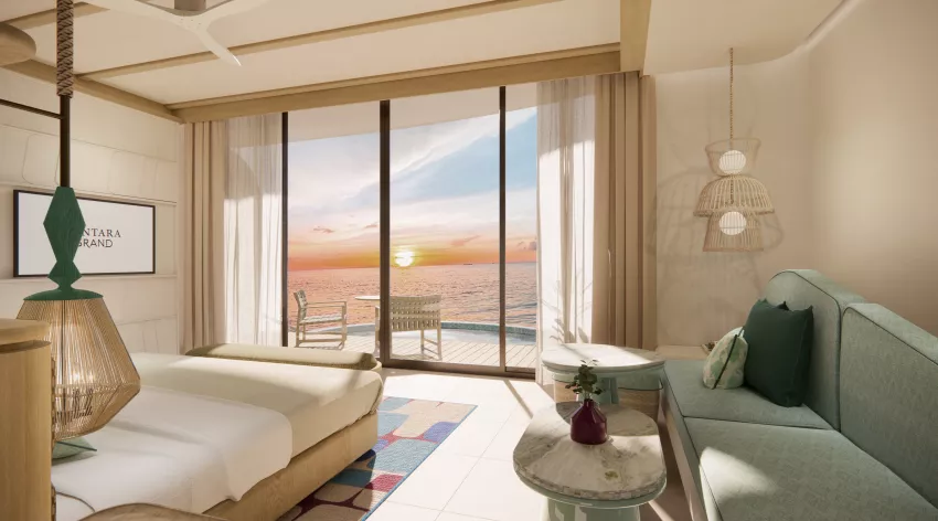 盛泰乐中央至尊 - 单卧水上泳池别墅图片1 - Centara Grand Lagoon One-Bedroom Overwater Pool Villa Photo 1