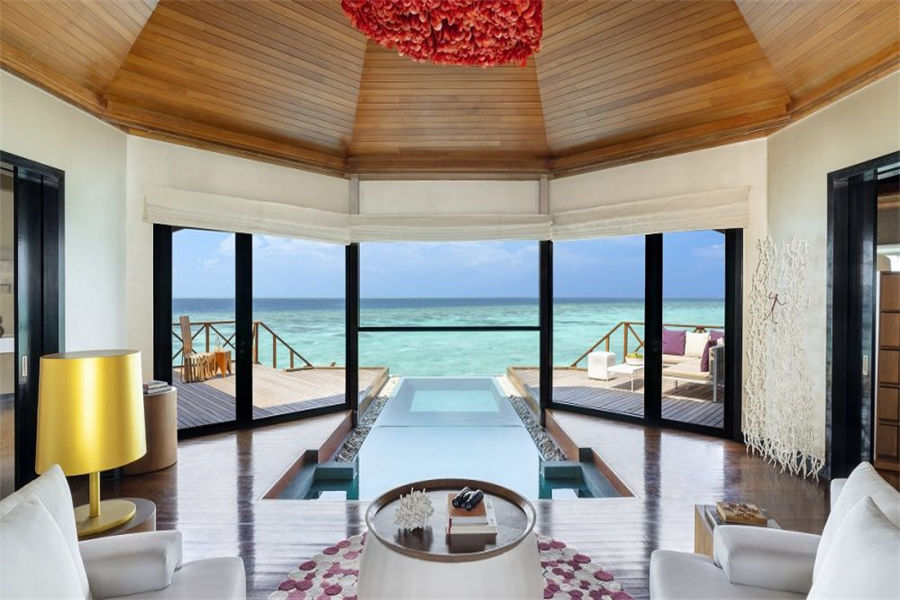 芙花芬 - 双卧室海洋泳池阁图片3 -  Huvafen Fushi Spa Resort Maldives Two-Bedroom Ocaen Pavilion With Pool Photo 3