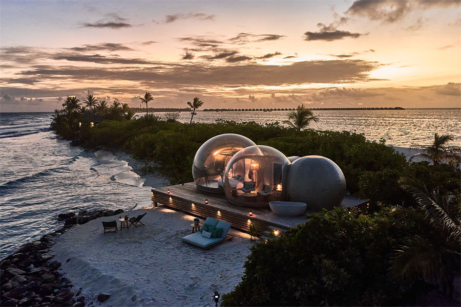 菲诺芙 - 海滩泡泡屋图片1 - Seaside Finolhu Baa Atoll Beach Bubble Tent Photo 1